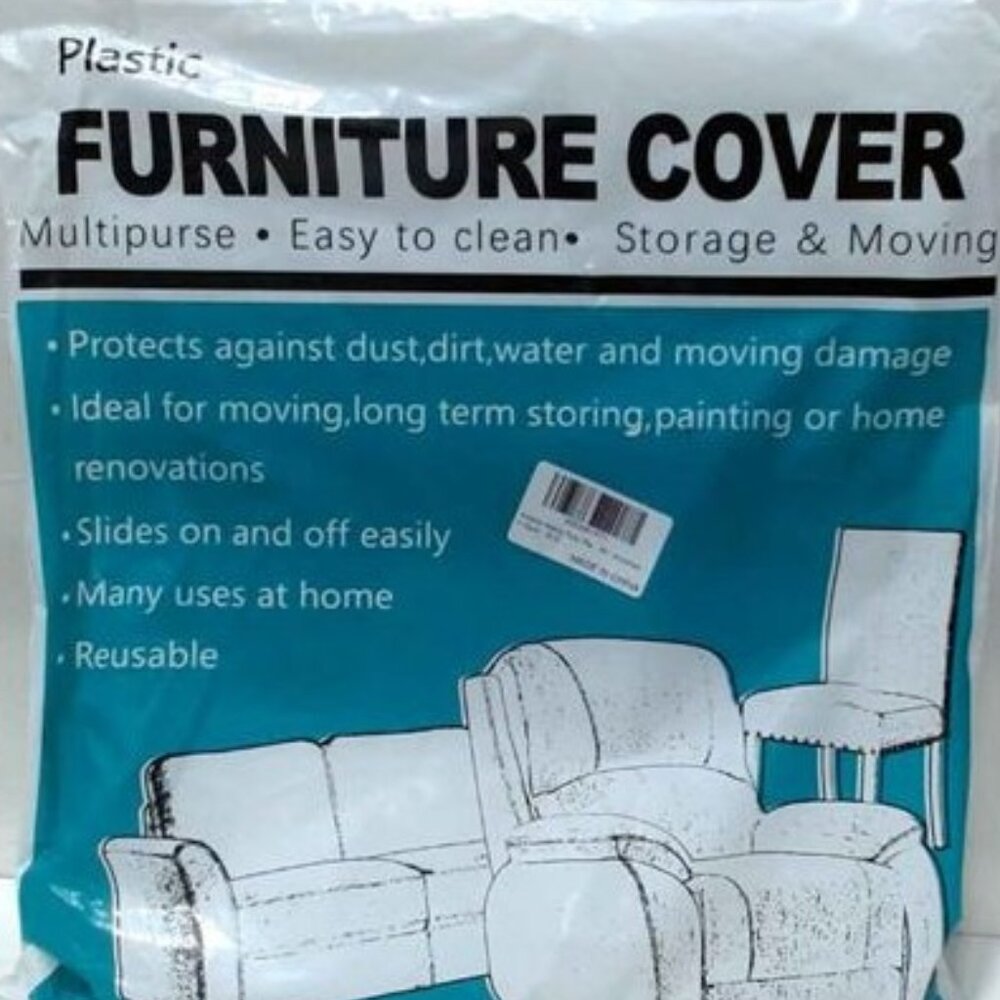 Wokire Clear Heavy Duty Plastic Recliner/Armchair Chair Cover Protector